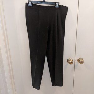 Coldwater creek black side zip 8 petite